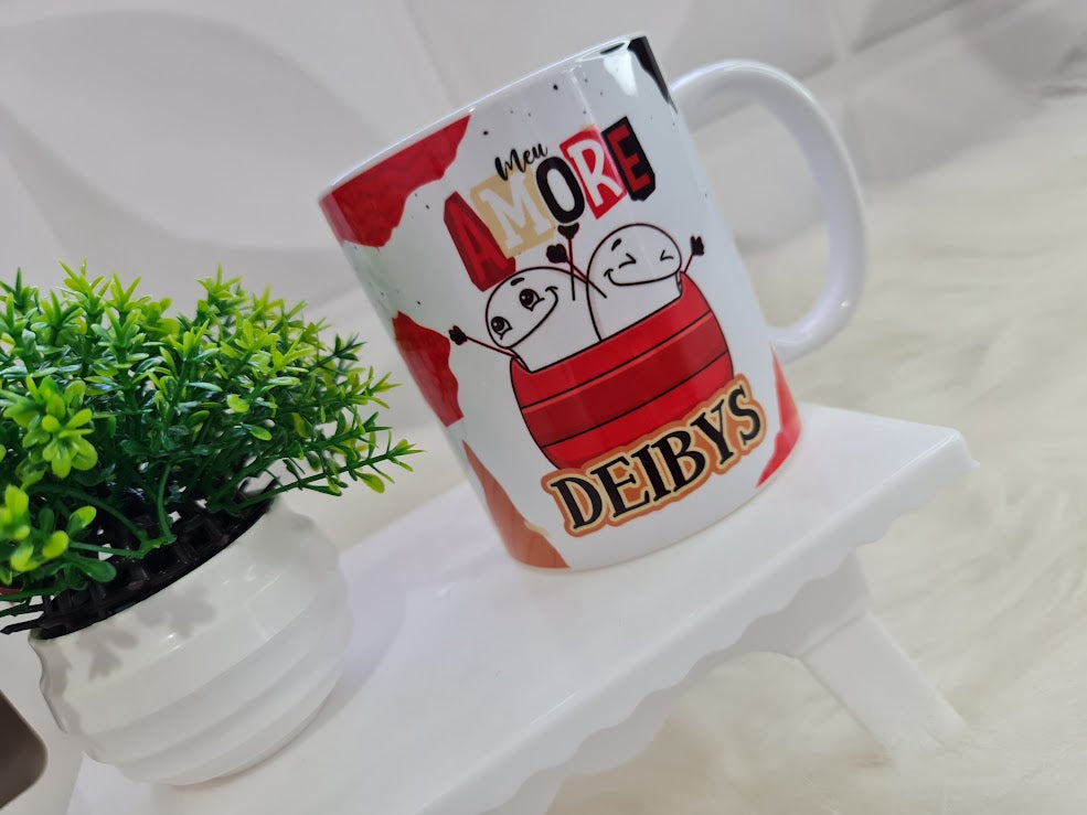Caneca romântica com Embalagem Personalizada