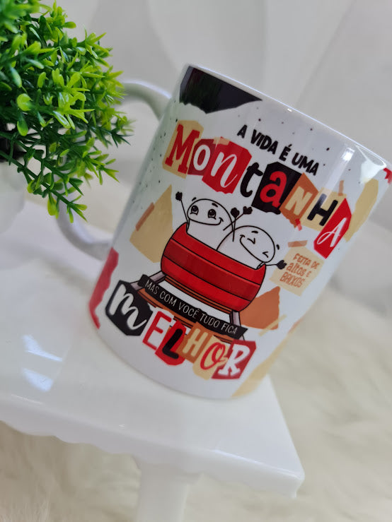 Caneca romântica com Embalagem Personalizada