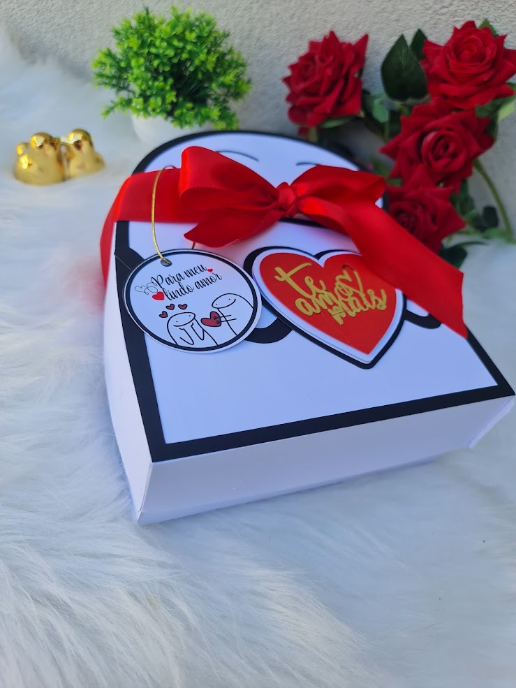 Caixa Flork Declaração de Amor Personalizada! Arquivo de Corte/PDF +Brinde