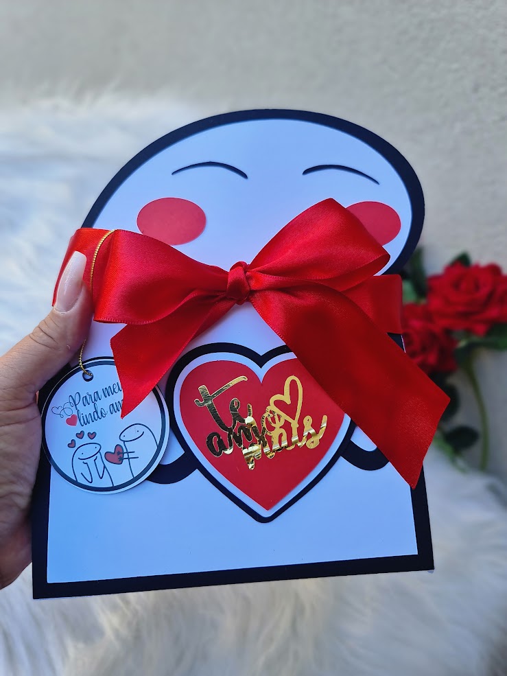 Caixa Flork Declaração de Amor Personalizada! Arquivo de Corte/PDF +Brinde