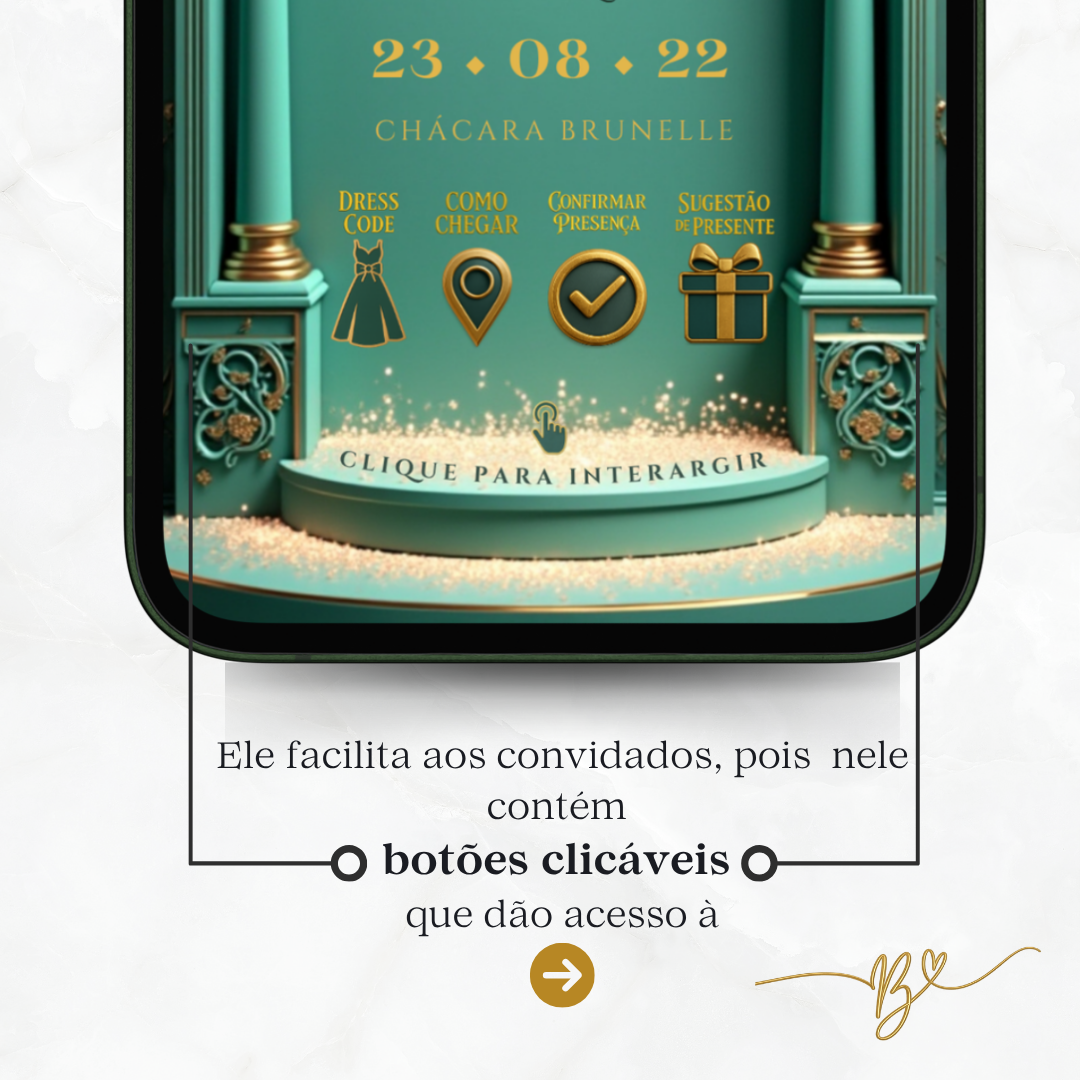 Convite Premium Cinematográfico 15 Anos Princesa Jasmine