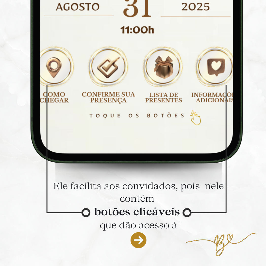 Convite Premium Cinematográfico Chá De Bebê — Ursinho