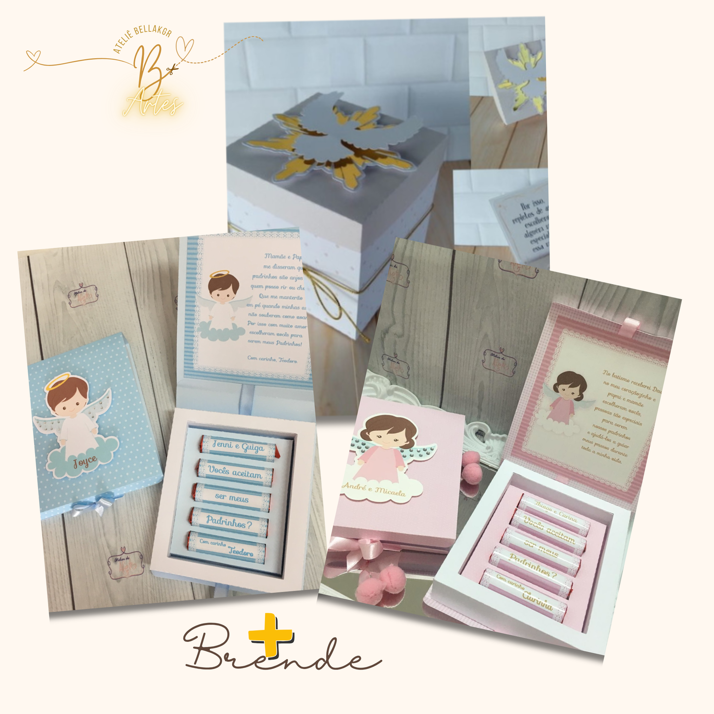 Arquivo Caixa Convite Padrinho/ Madrinha de Crisma!- +BRINDE