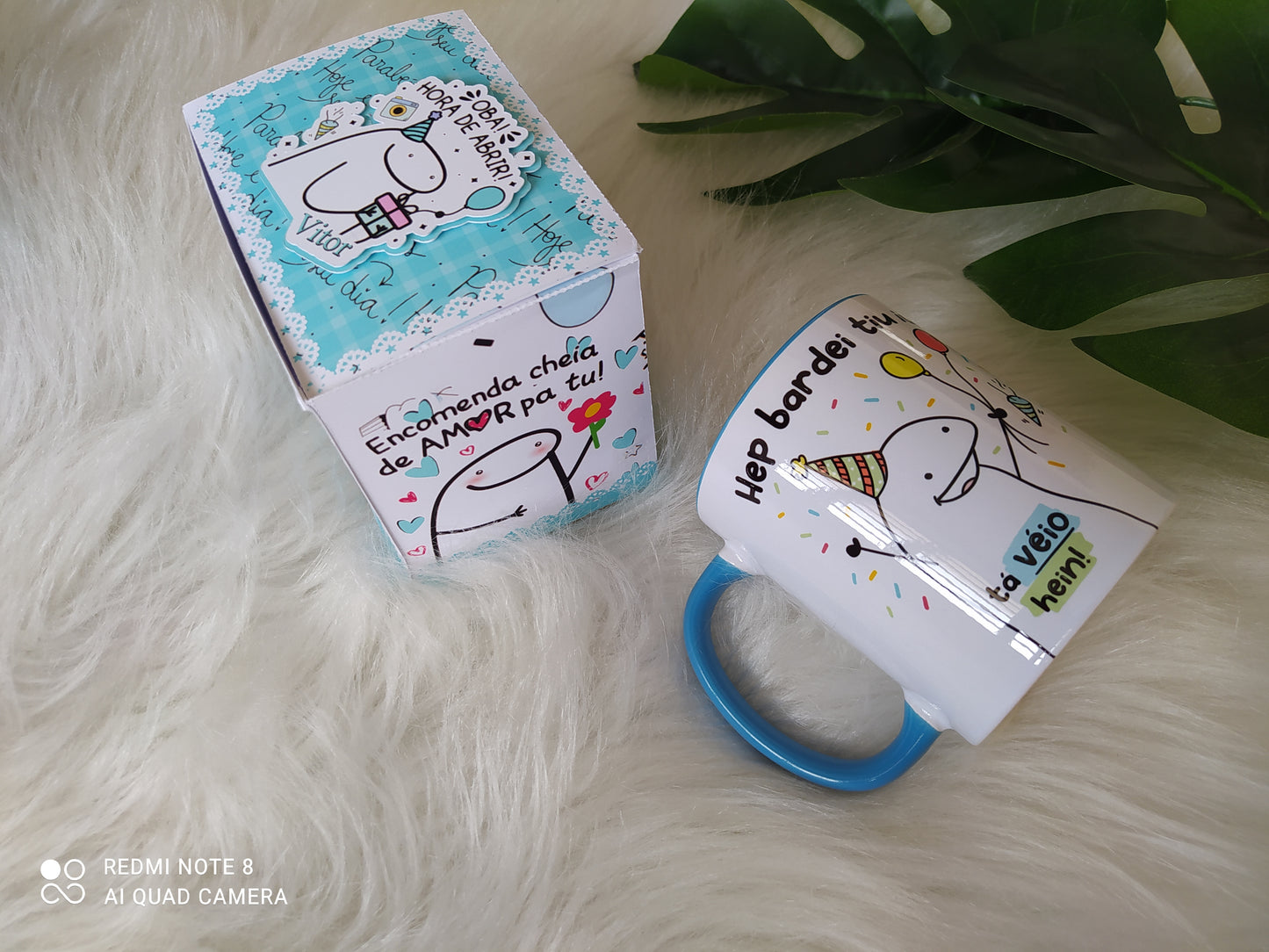 Caneca Personalizada Flork Kit Caneca+ Caixa Com Chocolates Personalizados |Aniversário, Namoro e Outros!