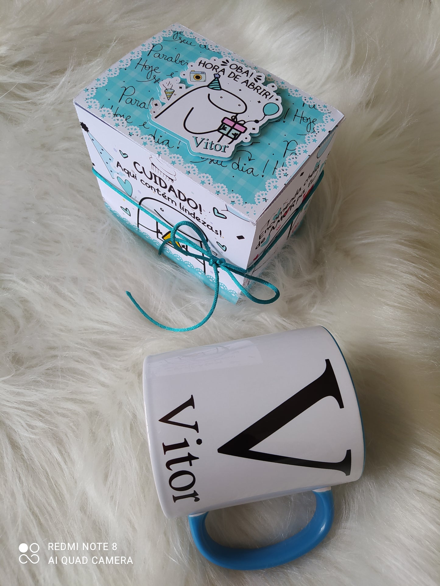 Caneca Personalizada Flork Kit Caneca+ Caixa Com Chocolates Personalizados |Aniversário, Namoro e Outros!