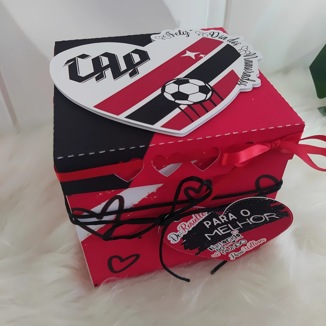 Caneca Personalizada do CAP + mensagens apaixonadas + explosão de amor em cada detalhe! Aniversário com Foto!