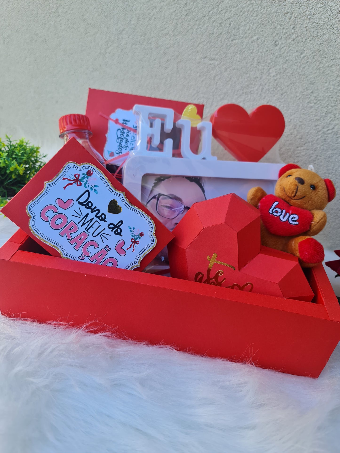 Arquivo Corte- Caixa Cesta de Chocolate para Presente!
