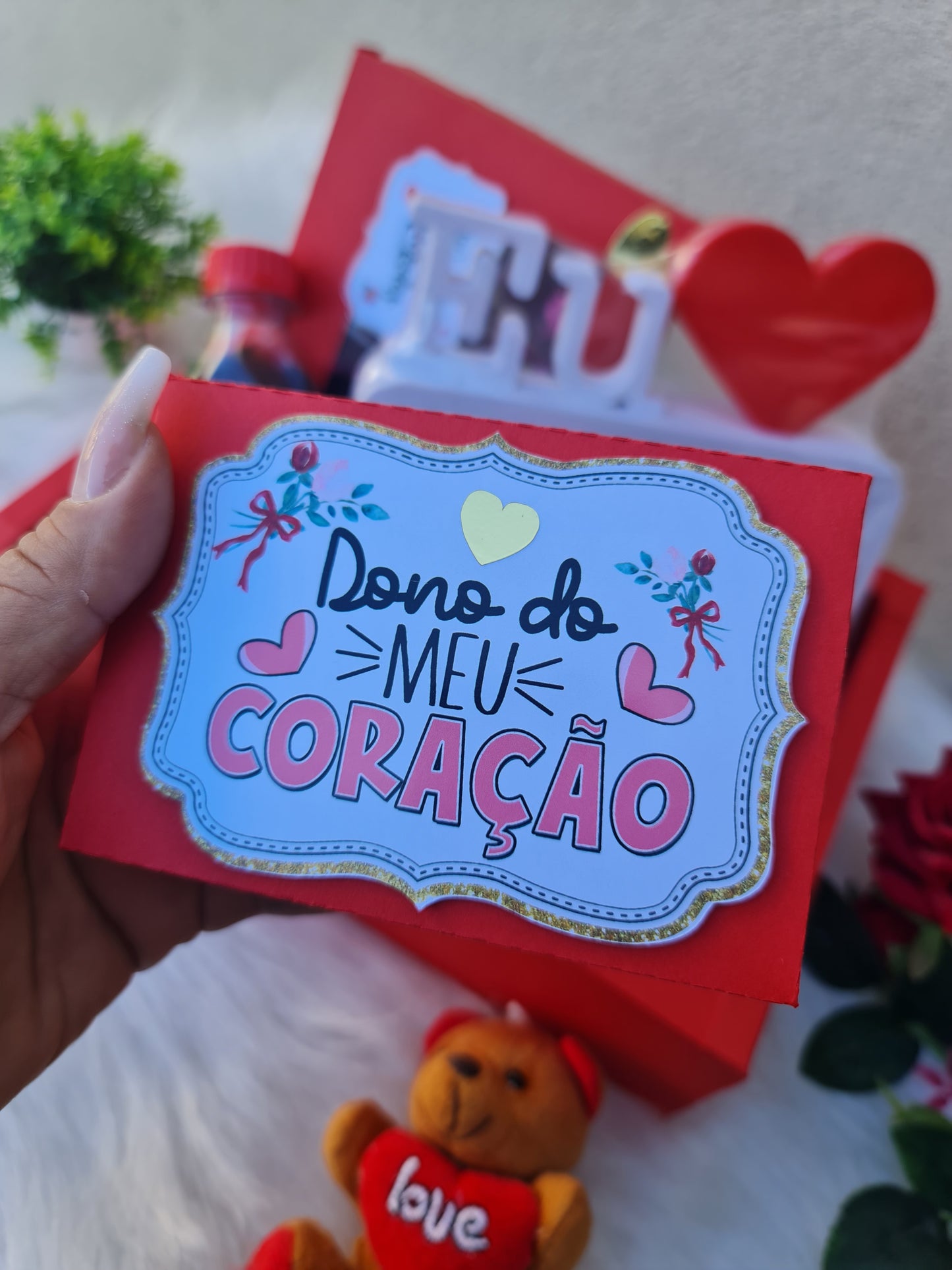Arquivo Corte- Caixa Cesta de Chocolate para Presente!