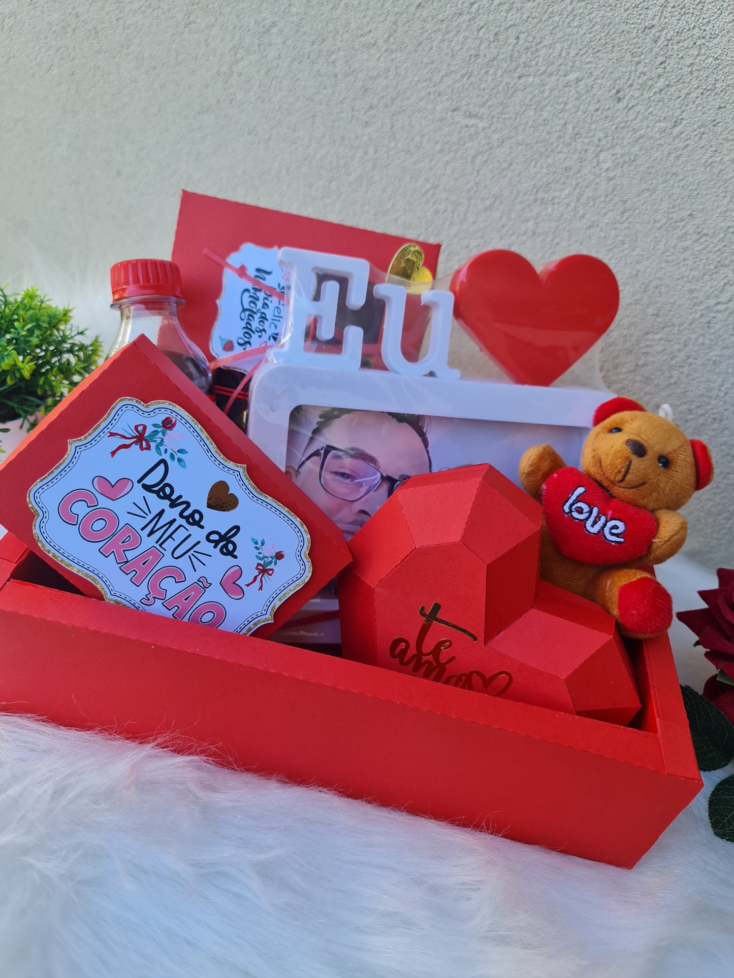 Arquivo Corte- Caixa Cesta de Chocolate para Presente!