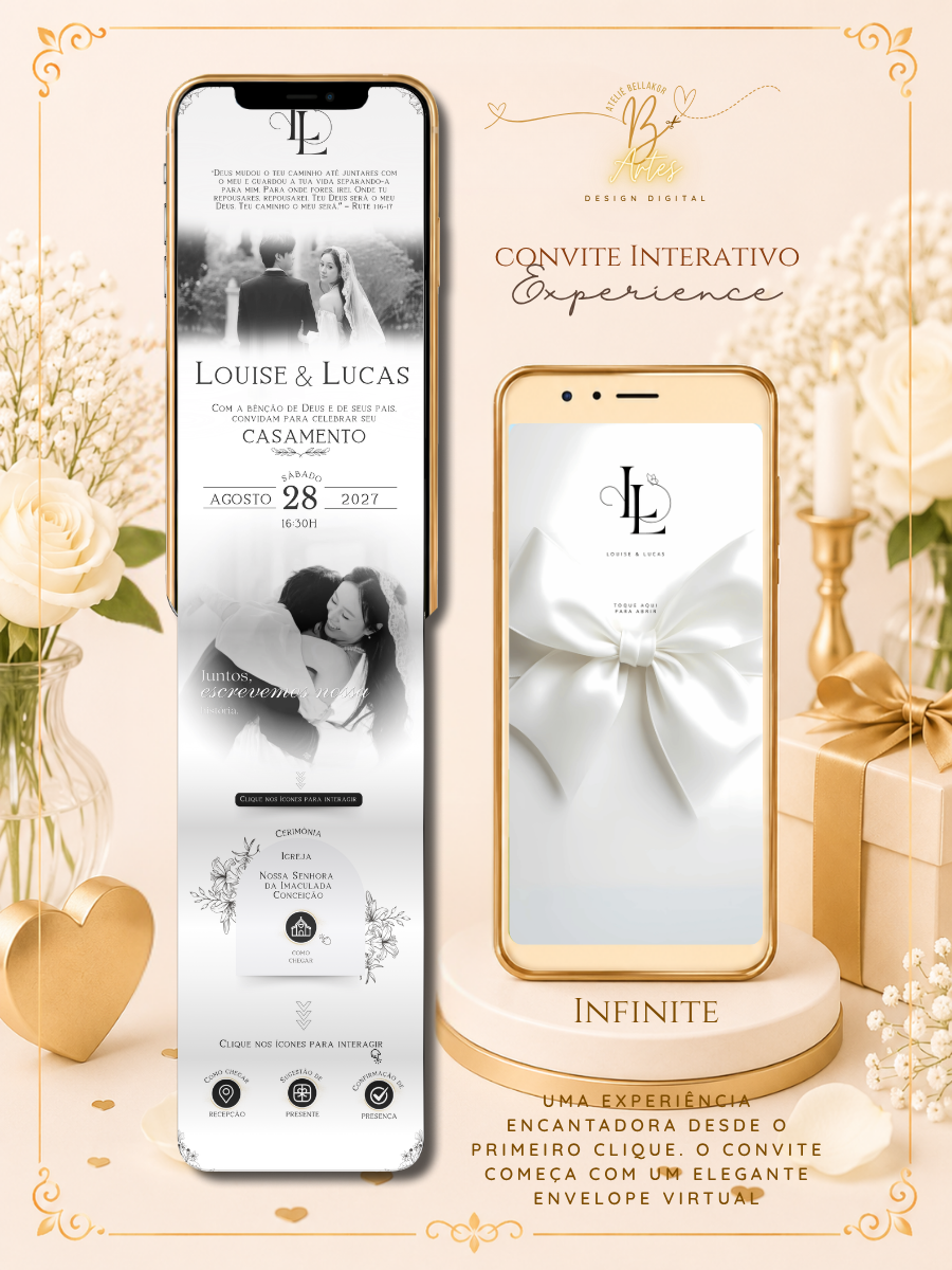 Convite Digital | Interativo Experience| Casamento