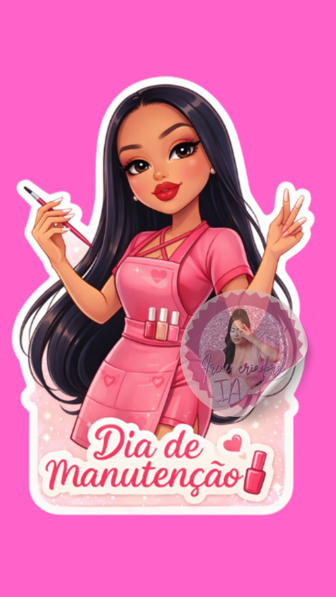 KIT BONEQUINHAS + FIGURINHAS– NAILS DESIGNER