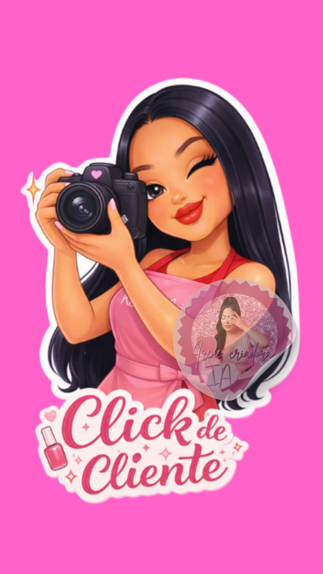 KIT BONEQUINHAS + FIGURINHAS– NAILS DESIGNER