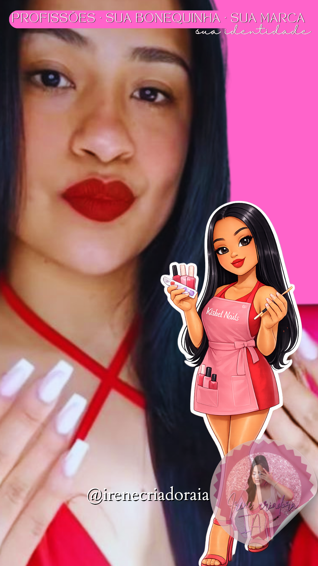 KIT BONEQUINHAS + FIGURINHAS– NAILS DESIGNER