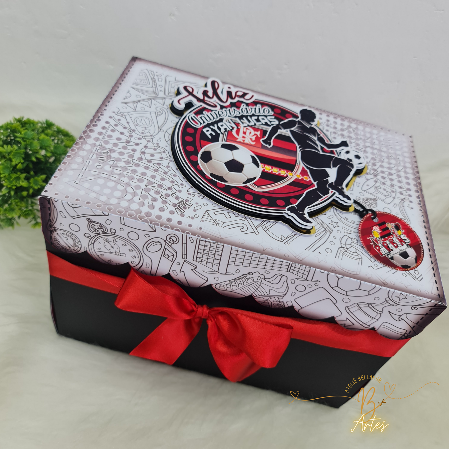 Arquivo de corte Caixa Cenário- Festa Na Caixa Futebol Flamengo