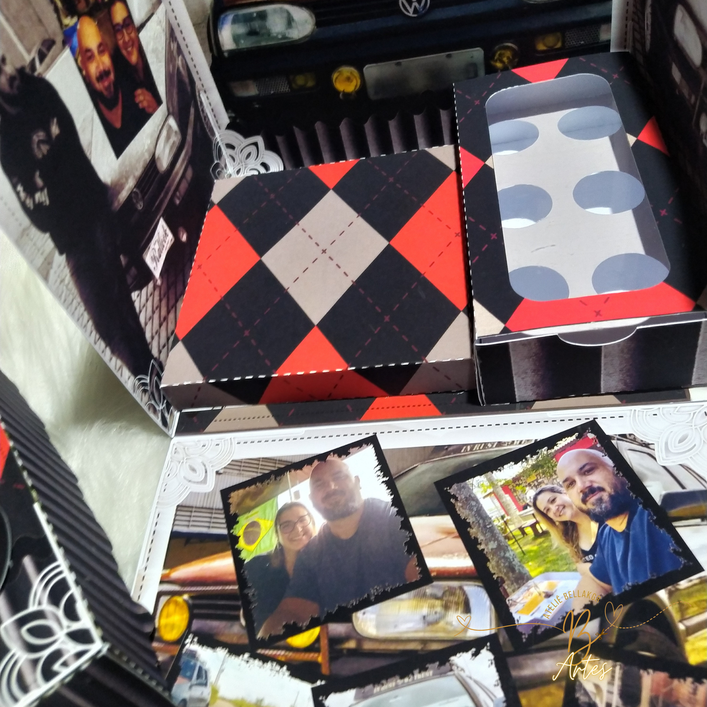 Arquivo de corte Caixa Cenário- Festa Na Caixa Tema Renault