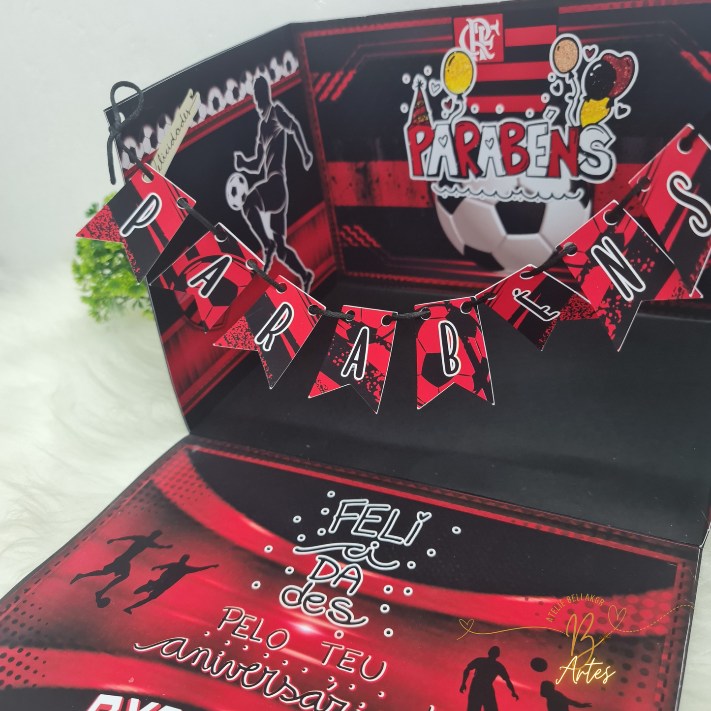 Arquivo de corte Caixa Cenário- Festa Na Caixa Futebol Flamengo