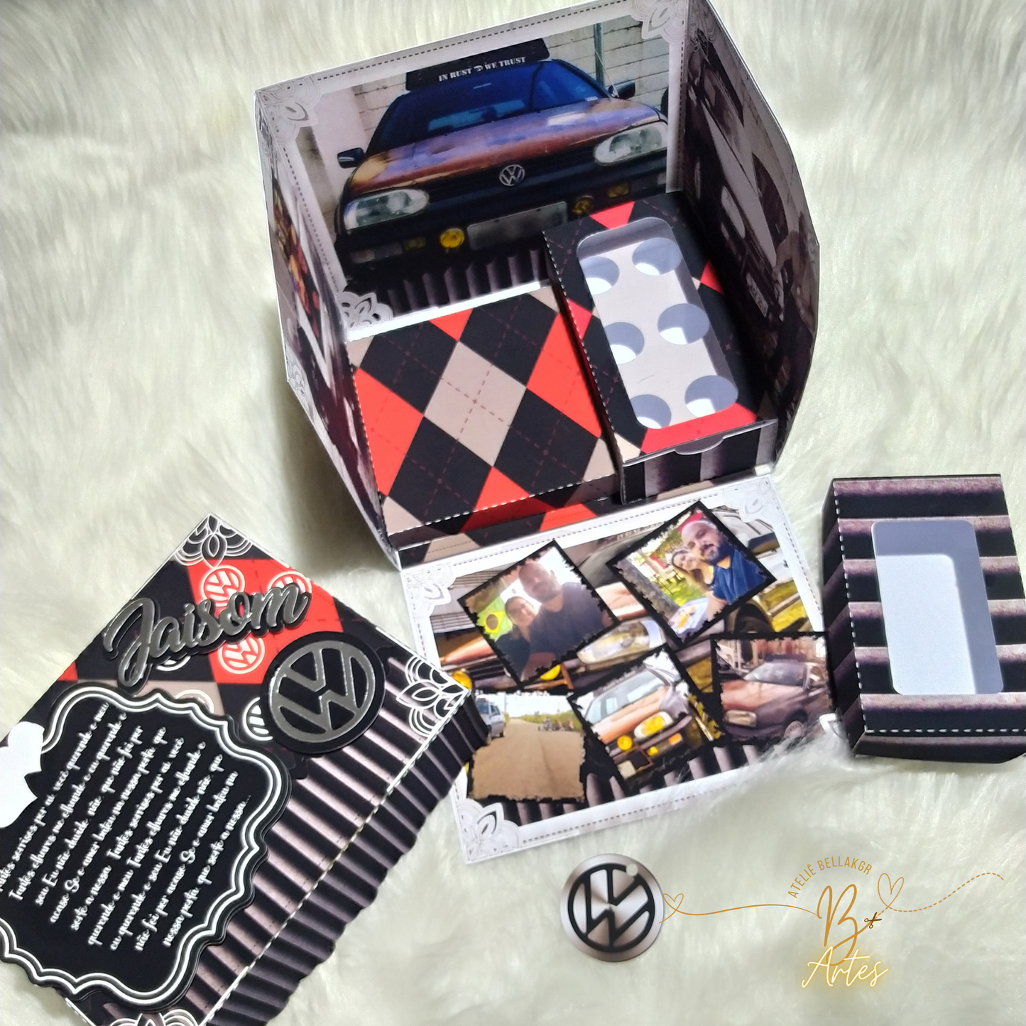 Arquivo de corte Caixa Cenário- Festa Na Caixa Tema Renault