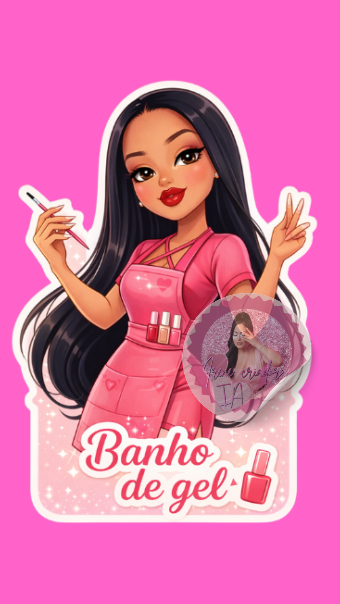 KIT BONEQUINHAS + FIGURINHAS– NAILS DESIGNER