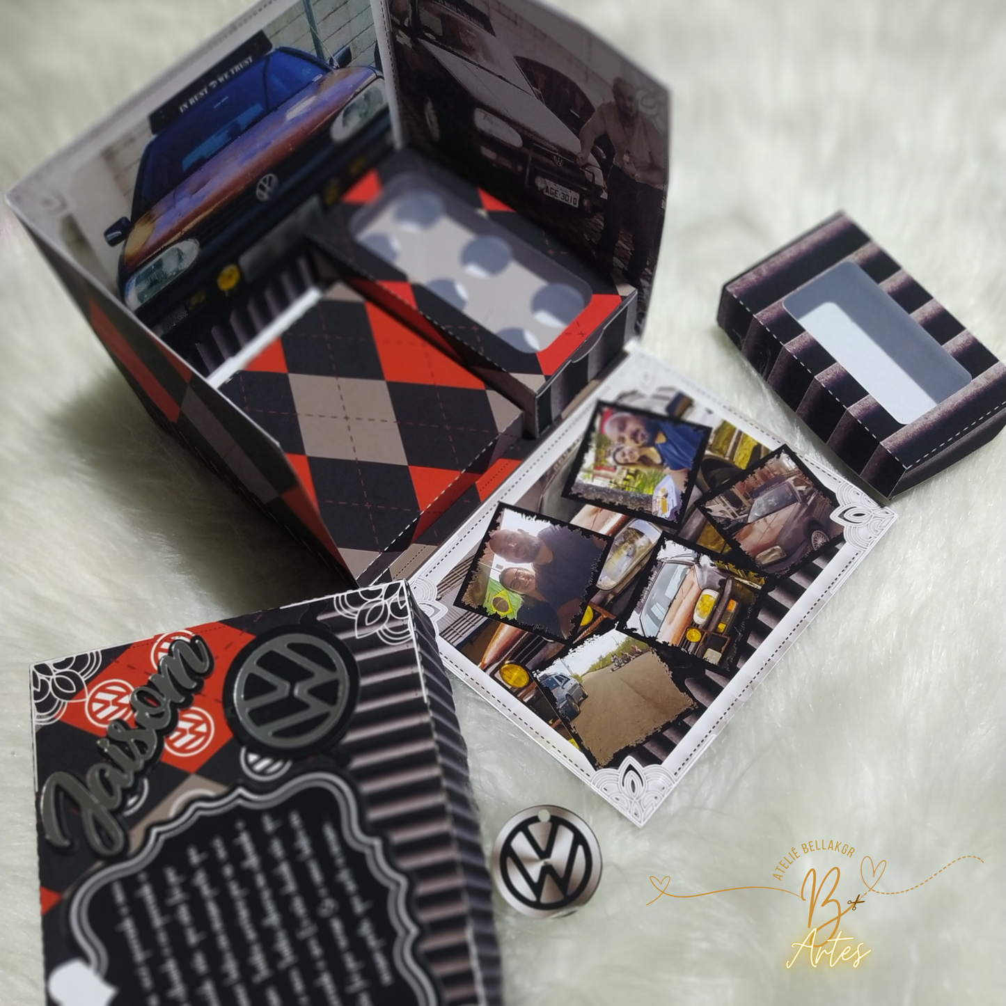 Arquivo de corte Caixa Cenário- Festa Na Caixa Tema Renault