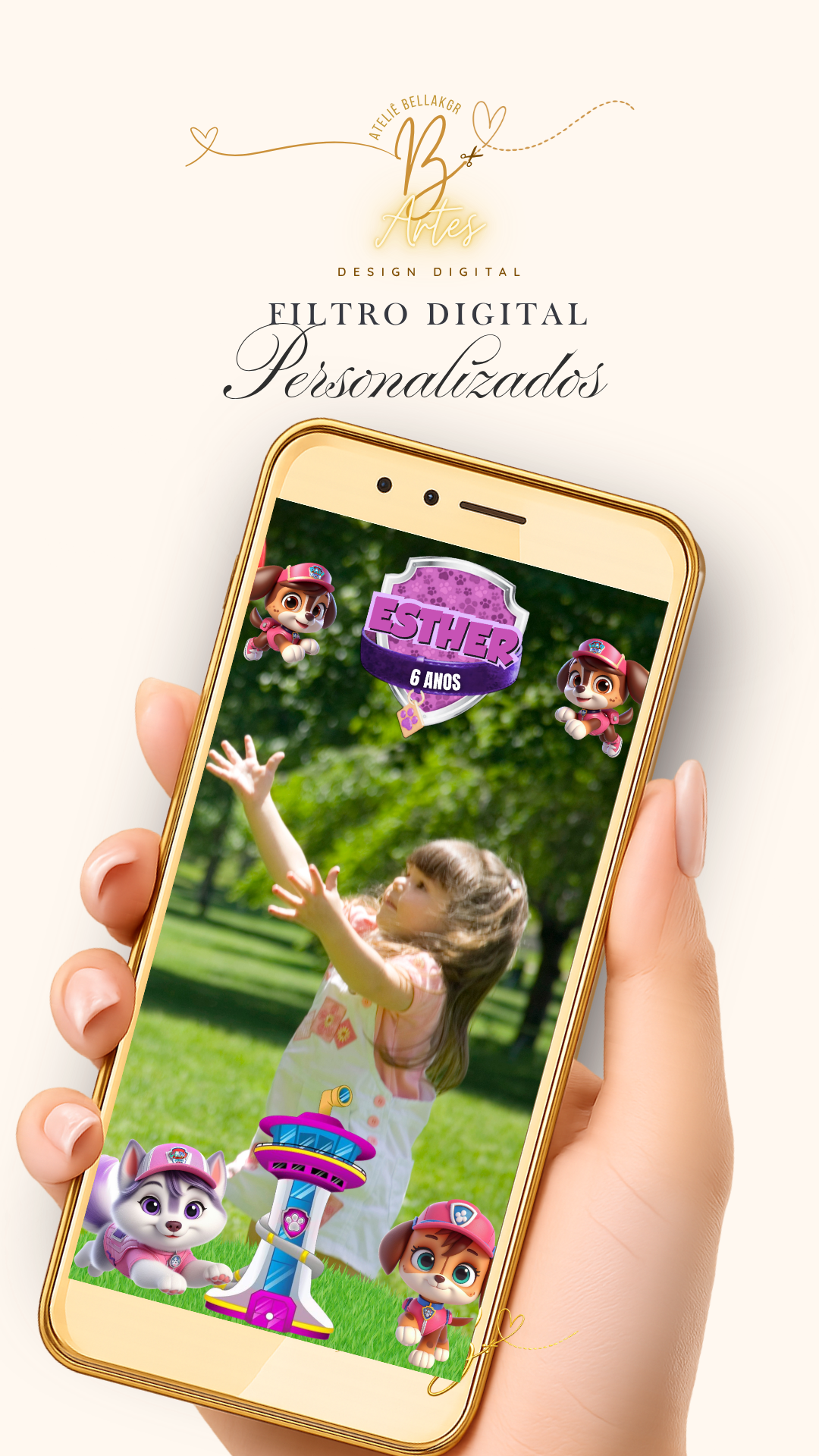 Filtro Digital Personalizado | Infantil Meninas