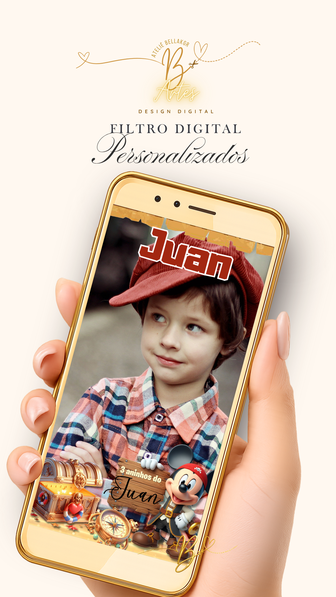 Filtro Digital Personalizado | Infantil Meninos