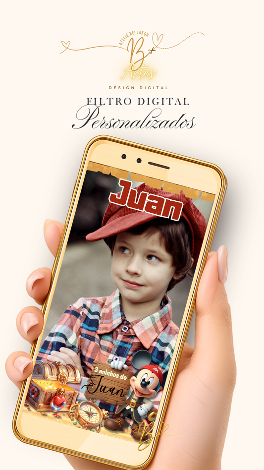 Filtro Digital Personalizado | Infantil Meninos