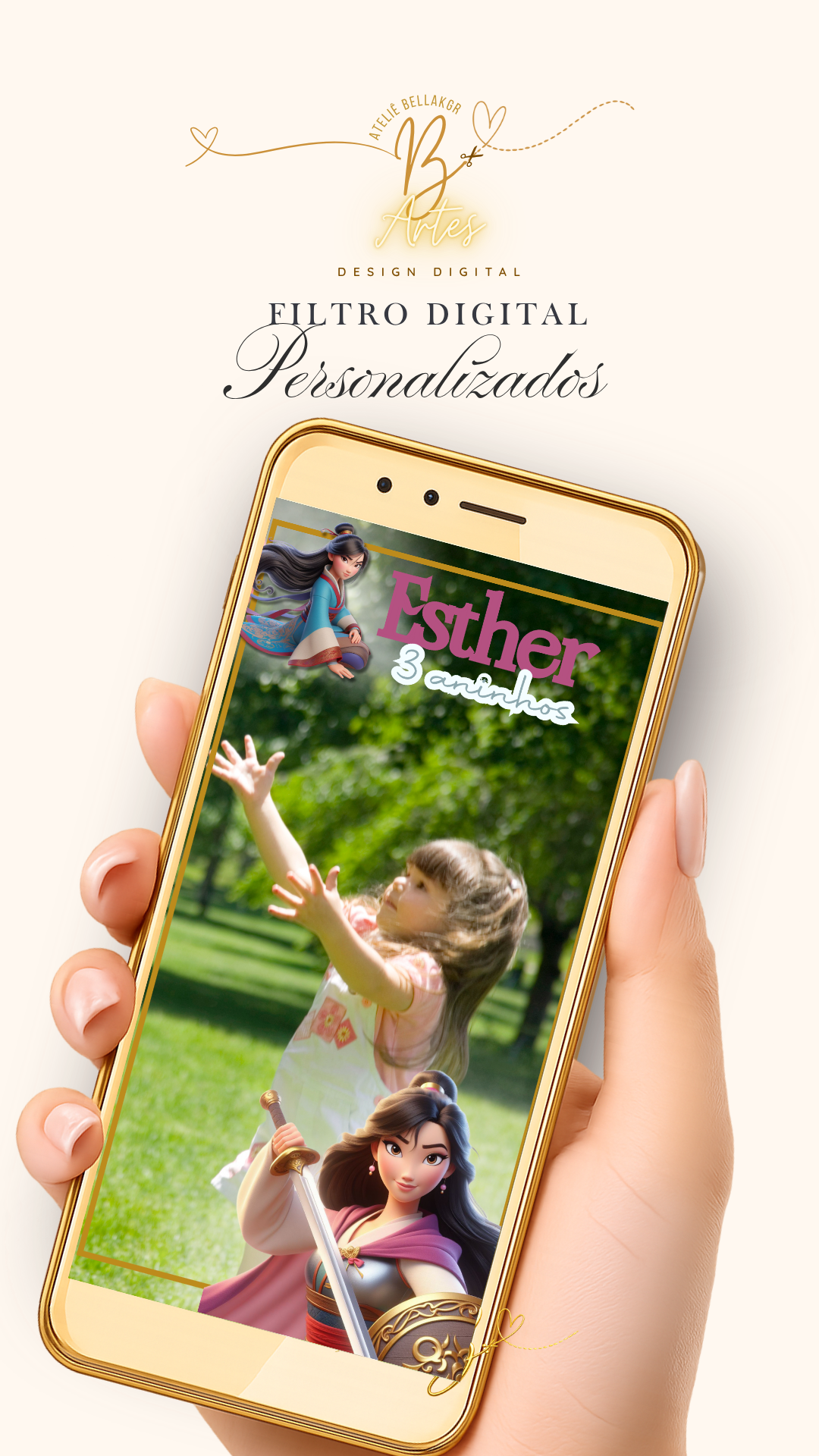 Filtro Digital Personalizado | Infantil Meninas