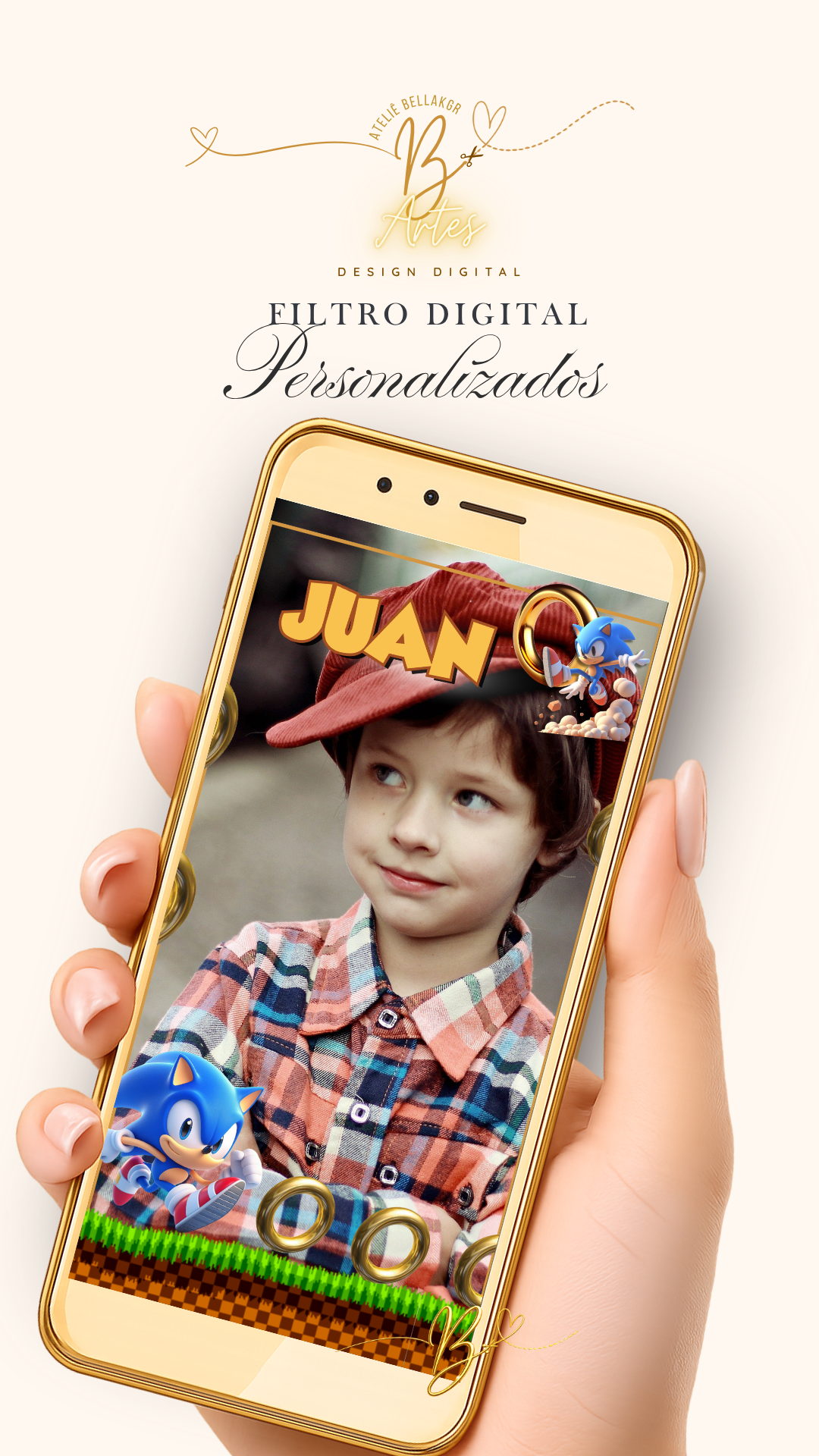 Filtro Digital Personalizado | Infantil Meninos
