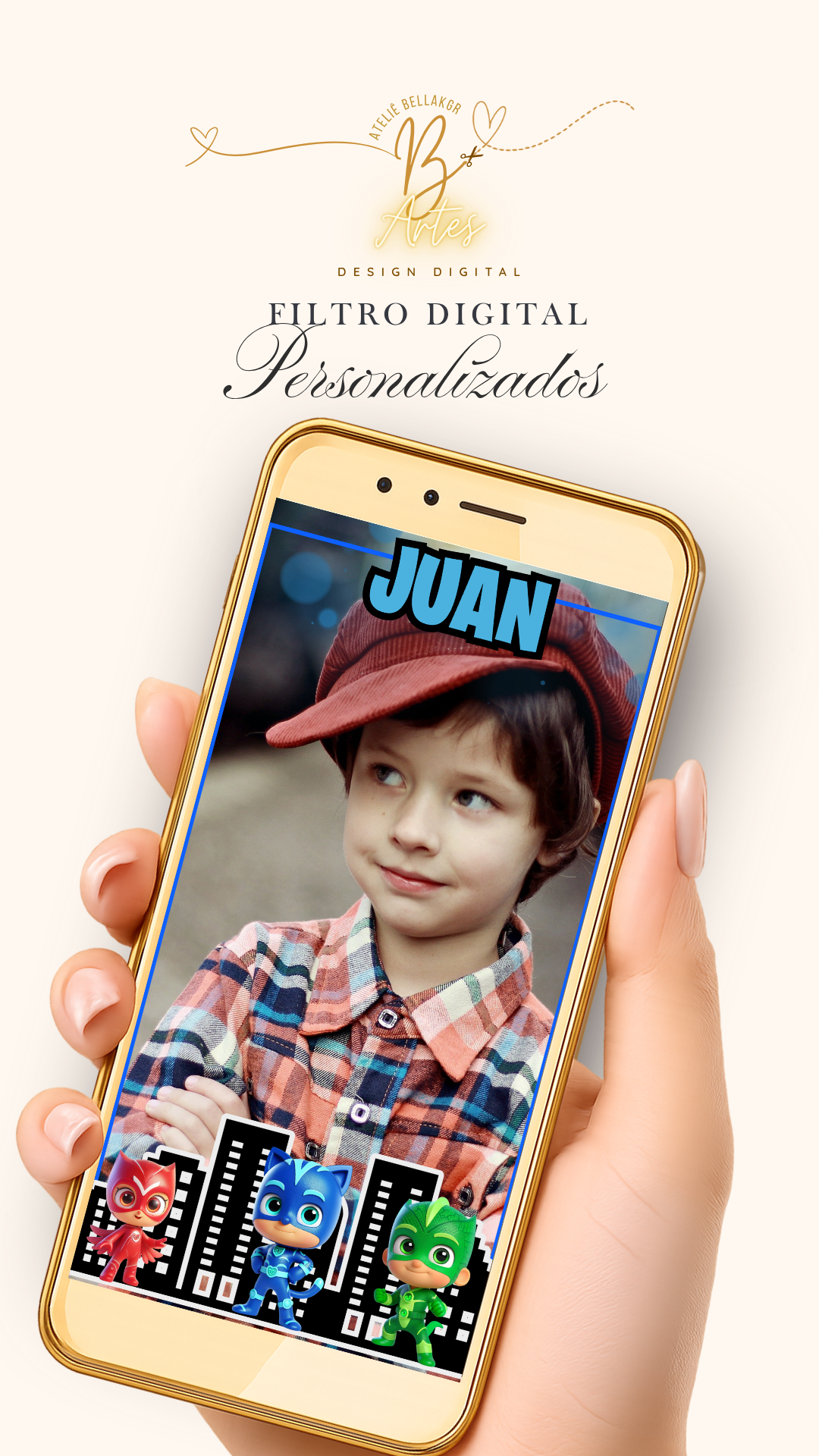 Filtro Digital Personalizado | Infantil Meninos