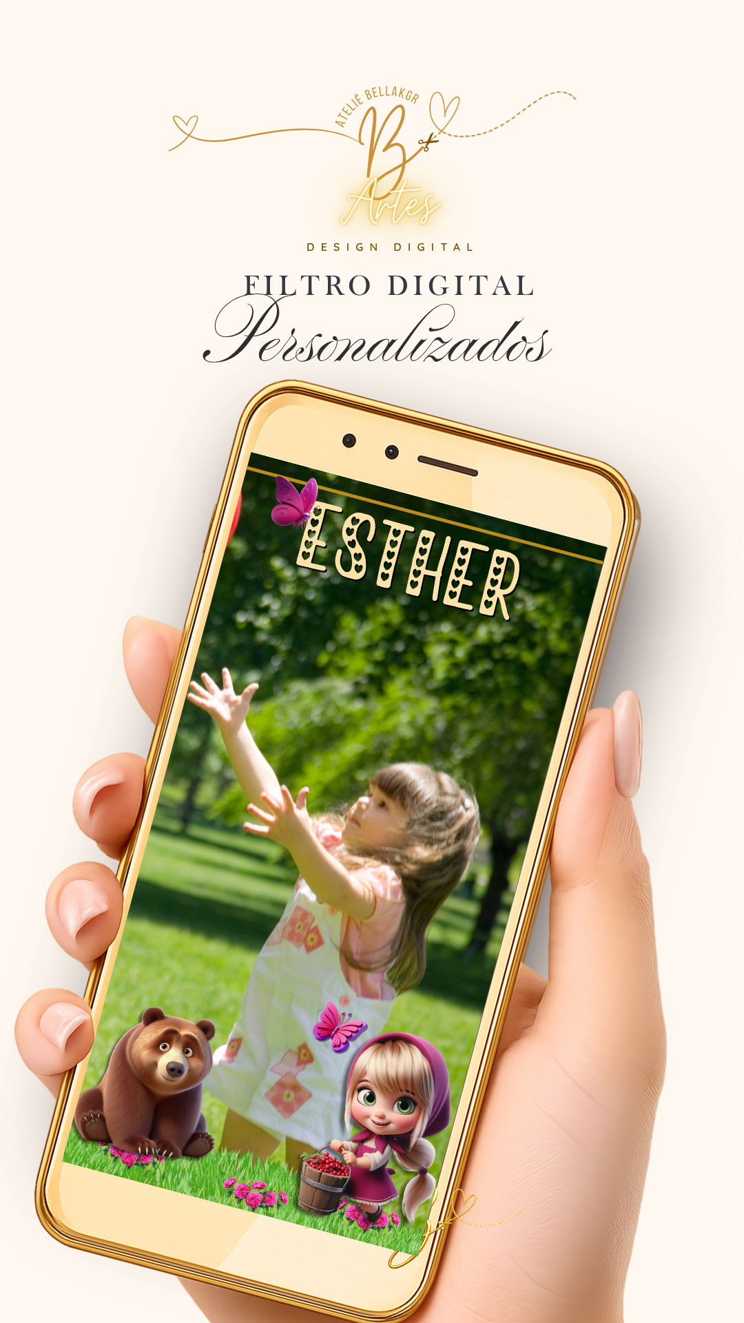 Filtro Digital Personalizado | Infantil Meninas