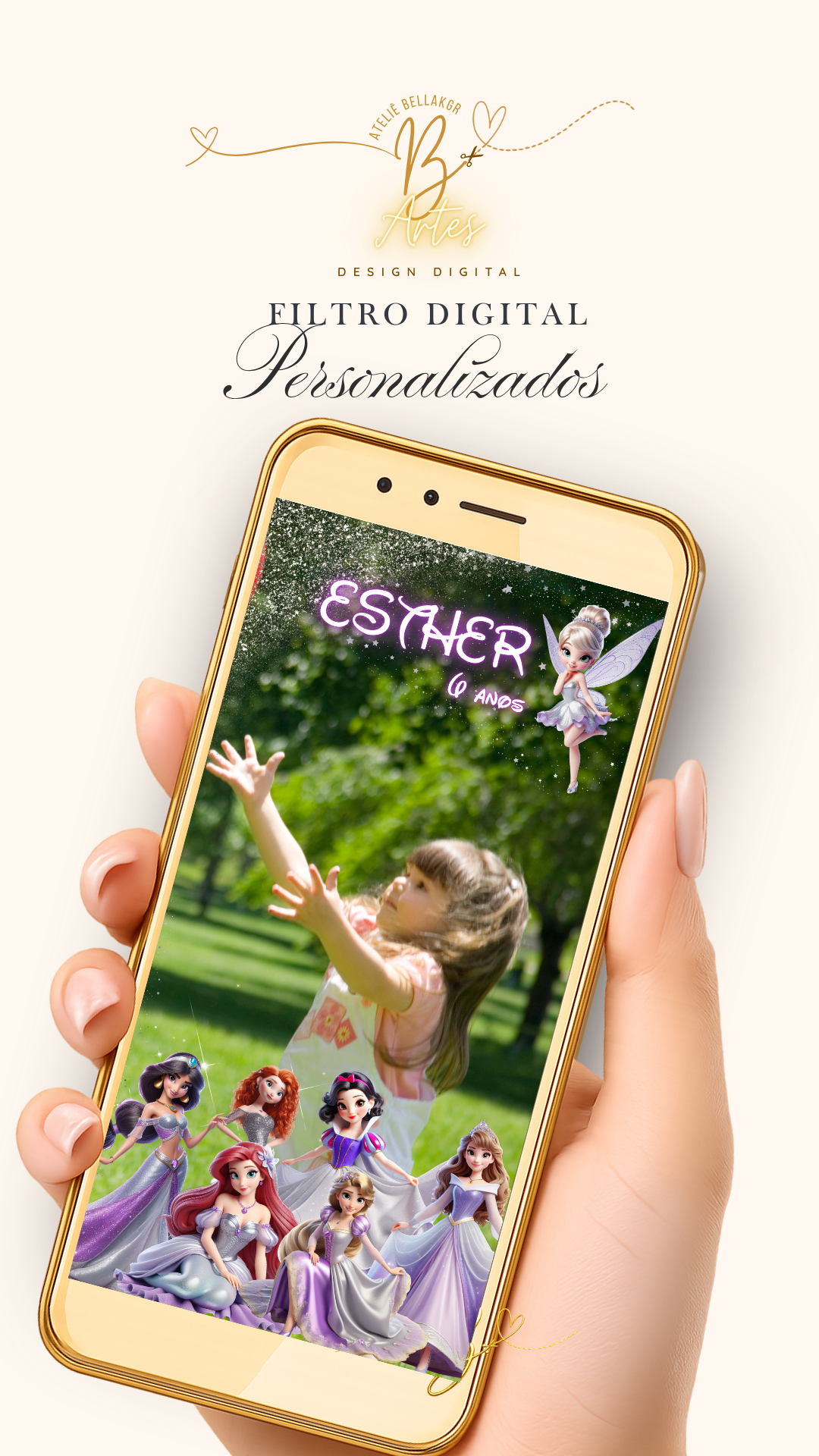 Filtro Digital Personalizado | Infantil Meninas