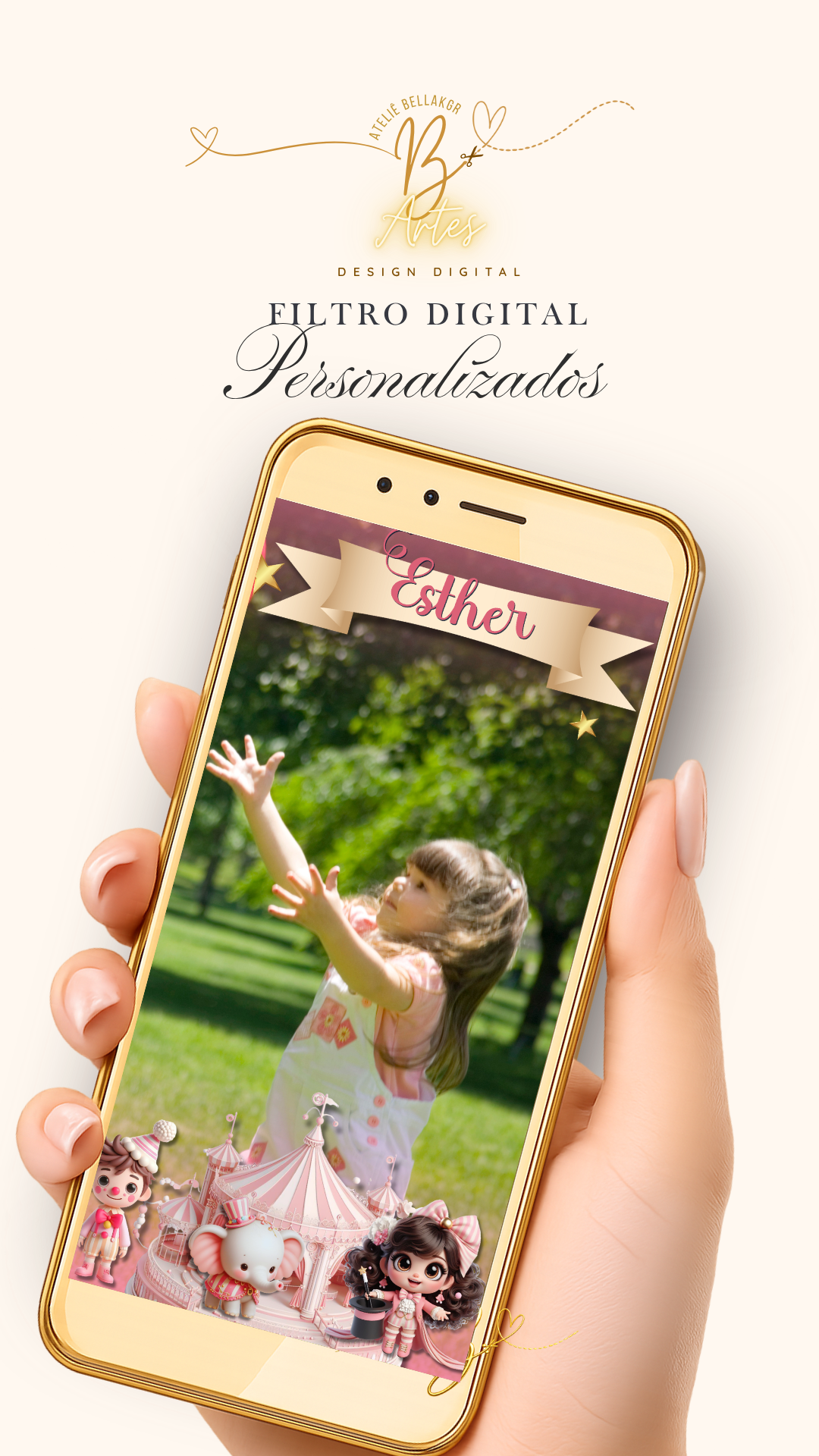 Filtro Digital Personalizado | Infantil Meninas
