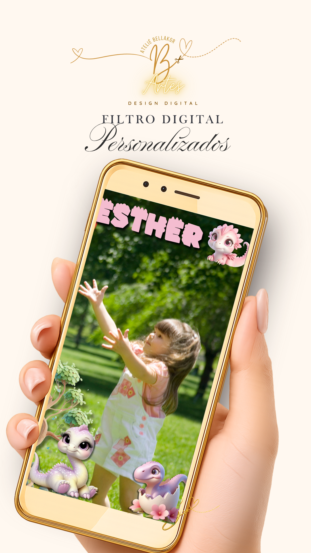 Filtro Digital Personalizado | Infantil Meninas