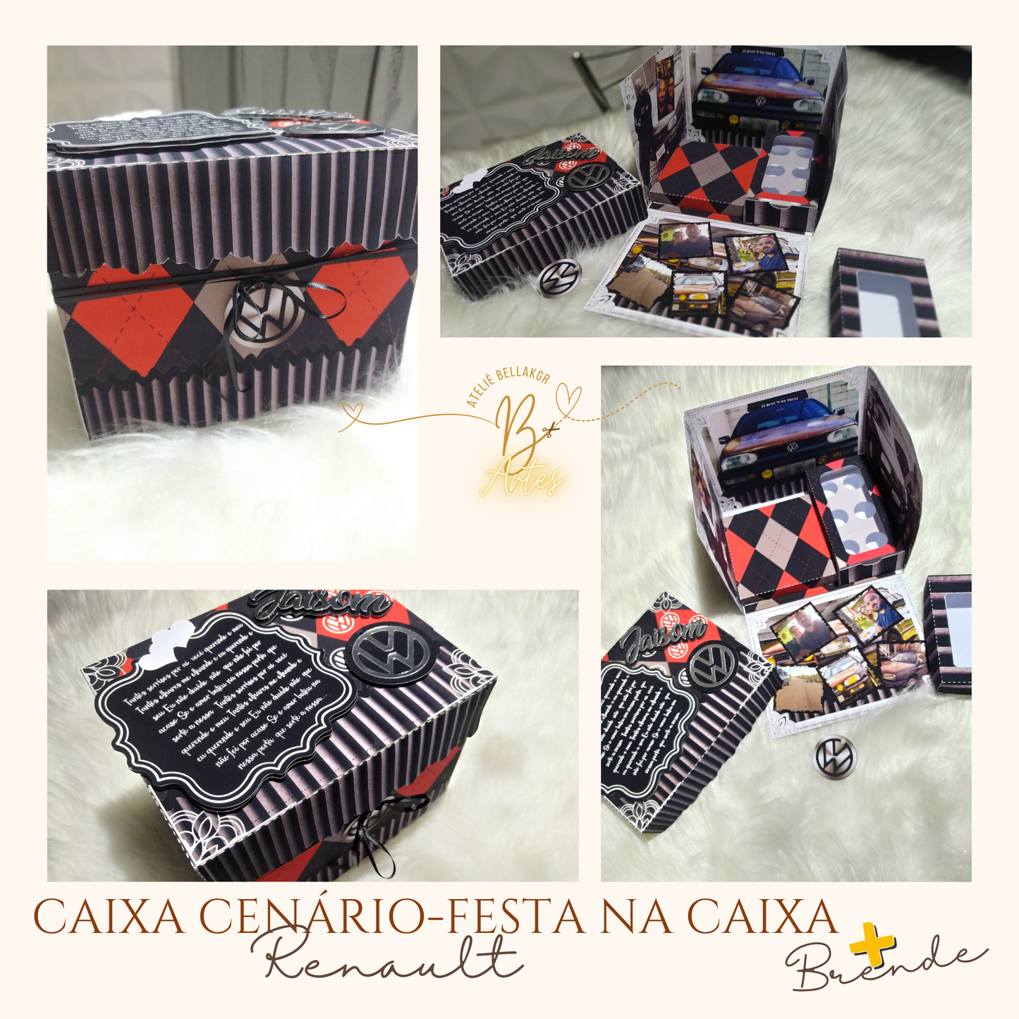 Arquivo de corte Caixa Cenário- Festa Na Caixa Tema Renault