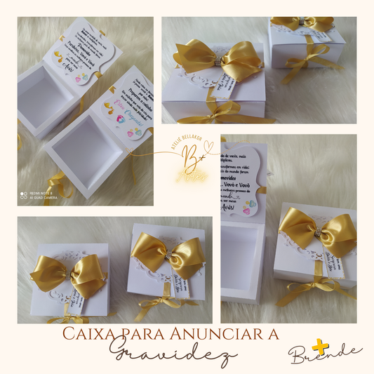 Arquivo de Corte /Caixa Explosão Anuncio Gravidez