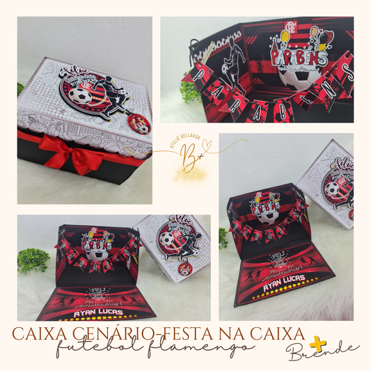 Arquivo de corte Caixa Cenário- Festa Na Caixa Futebol Flamengo