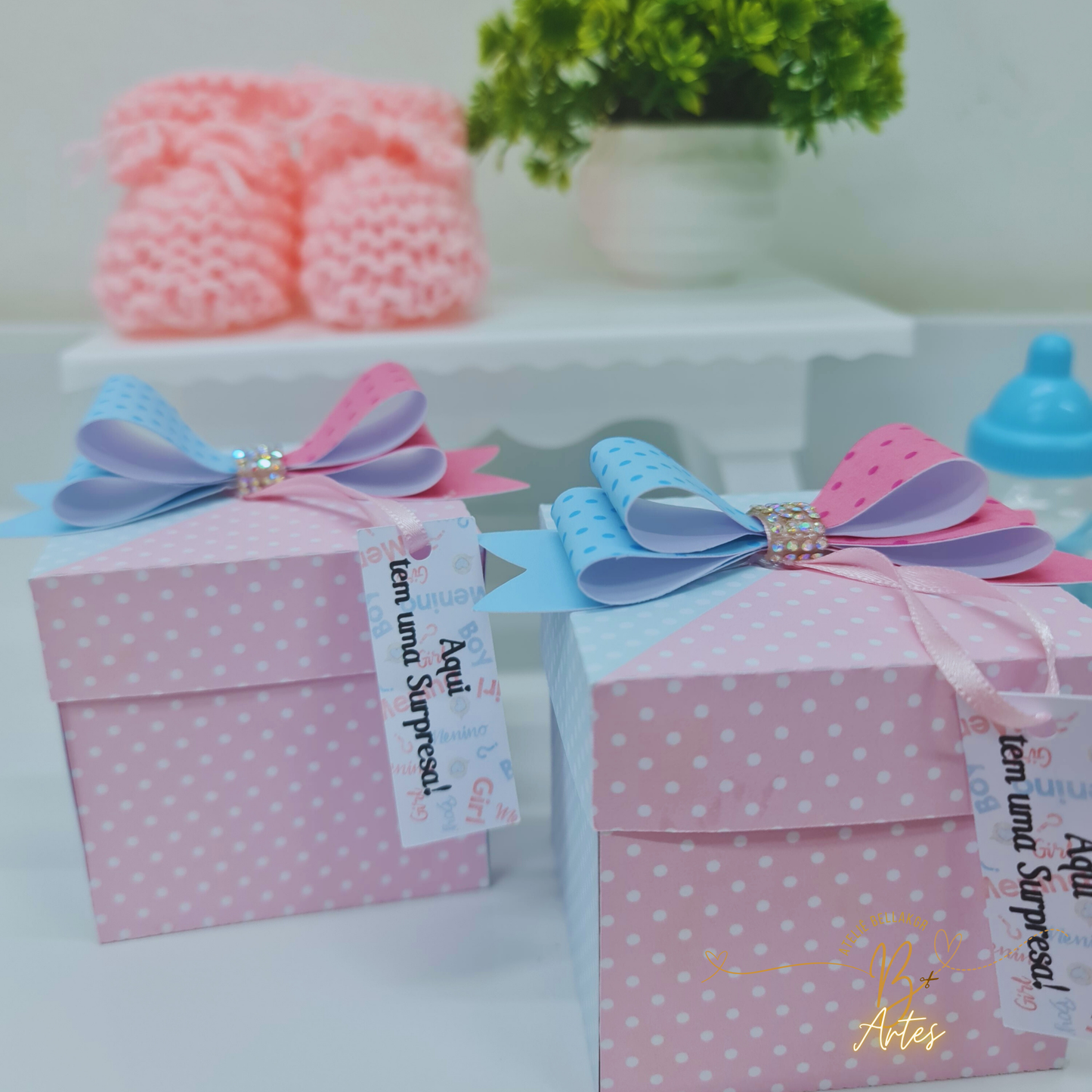 Arquivo de Corte /Caixa Explosão Anuncio Gravidez