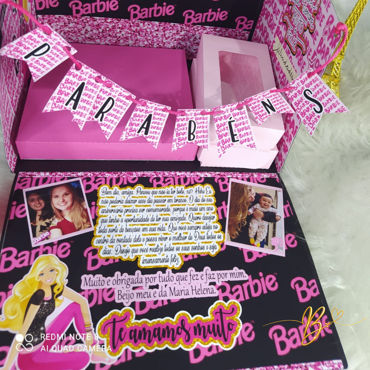 Arquivo de corte Caixa Cenário l Festa Na Caixa l Barbie