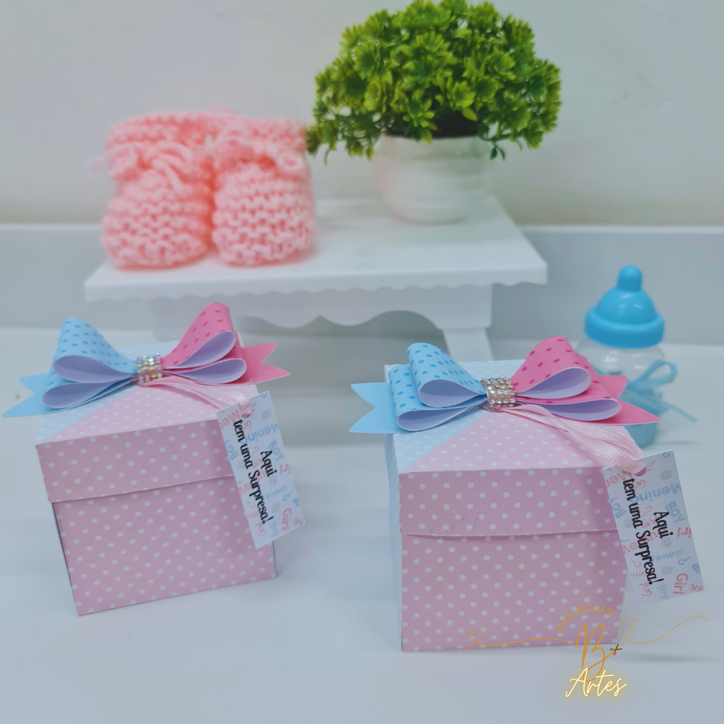 Arquivo de Corte /Caixa Explosão Anuncio Gravidez