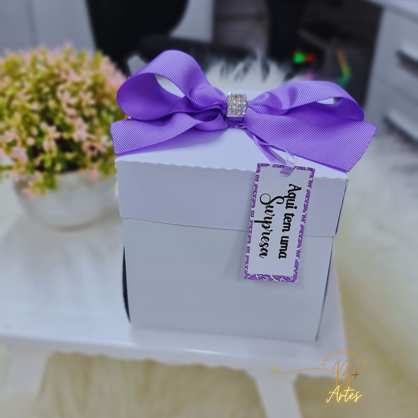 Arquivo de Corte /Caixa Explosão Anuncio Gravidez