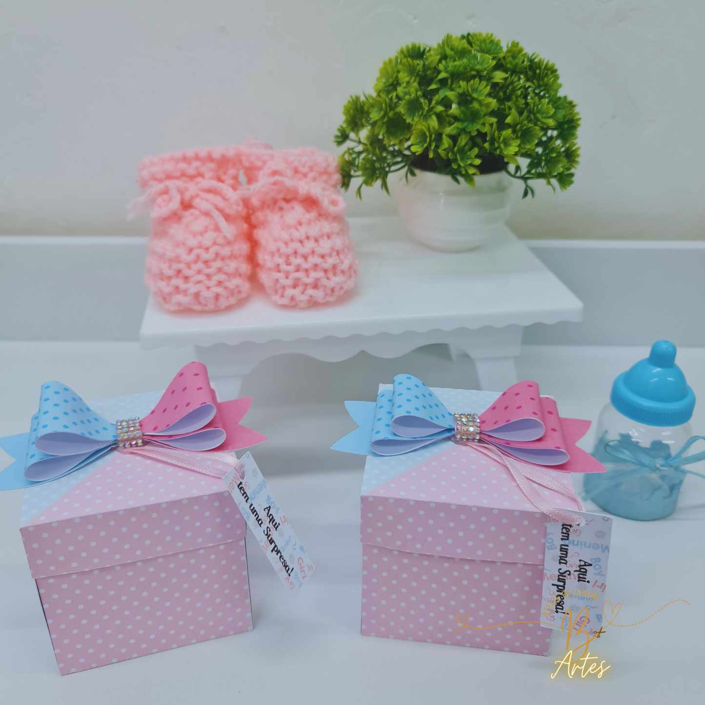 Arquivo de Corte /Caixa Explosão Anuncio Gravidez