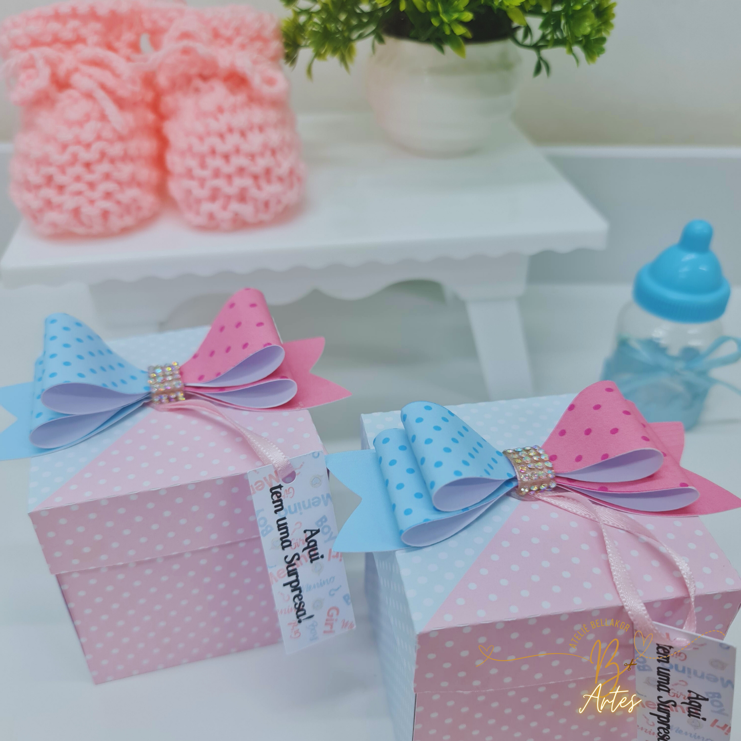 Arquivo de Corte /Caixa Explosão Anuncio Gravidez