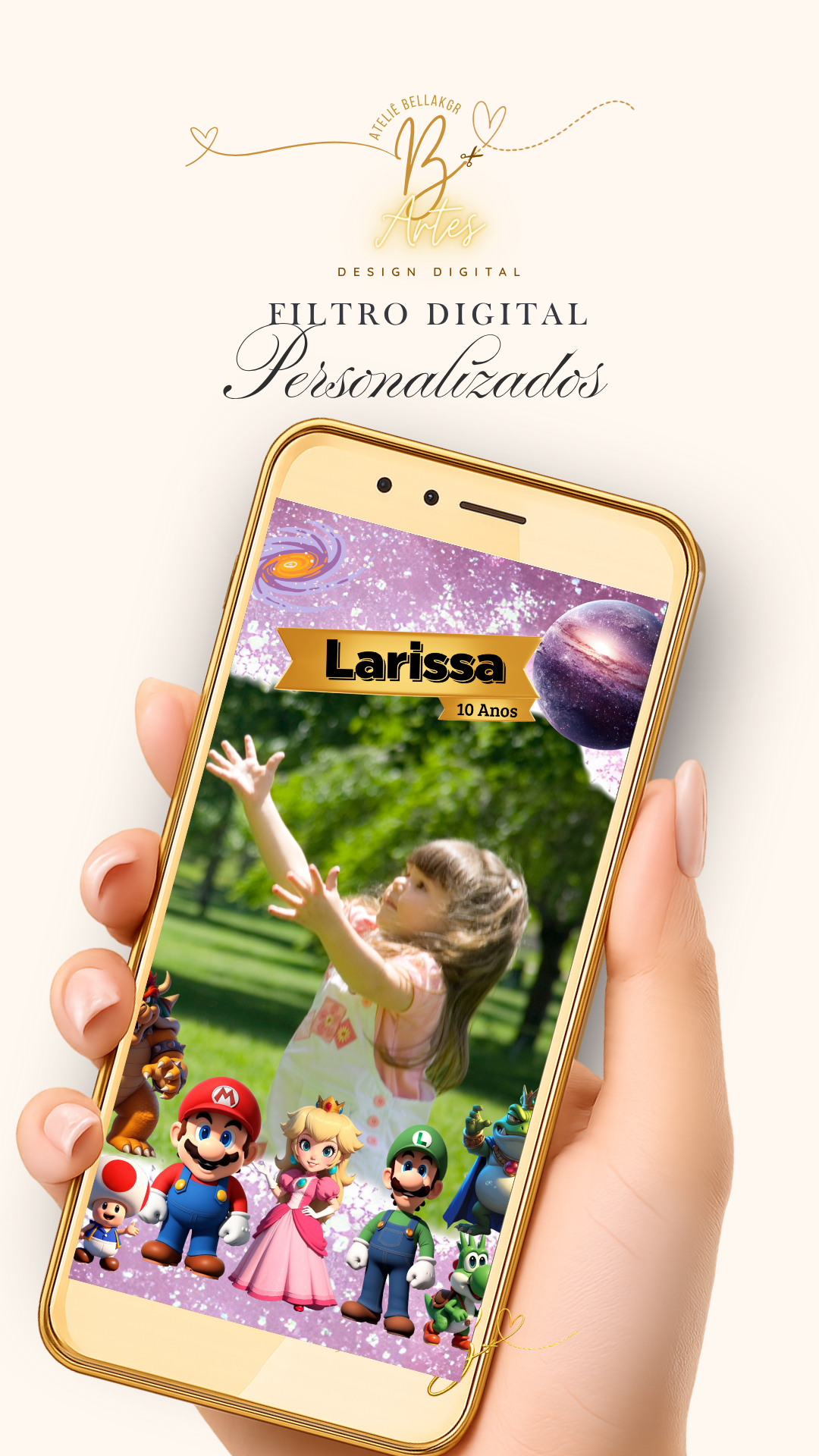Filtro Digital Personalizado | Infantil Meninas