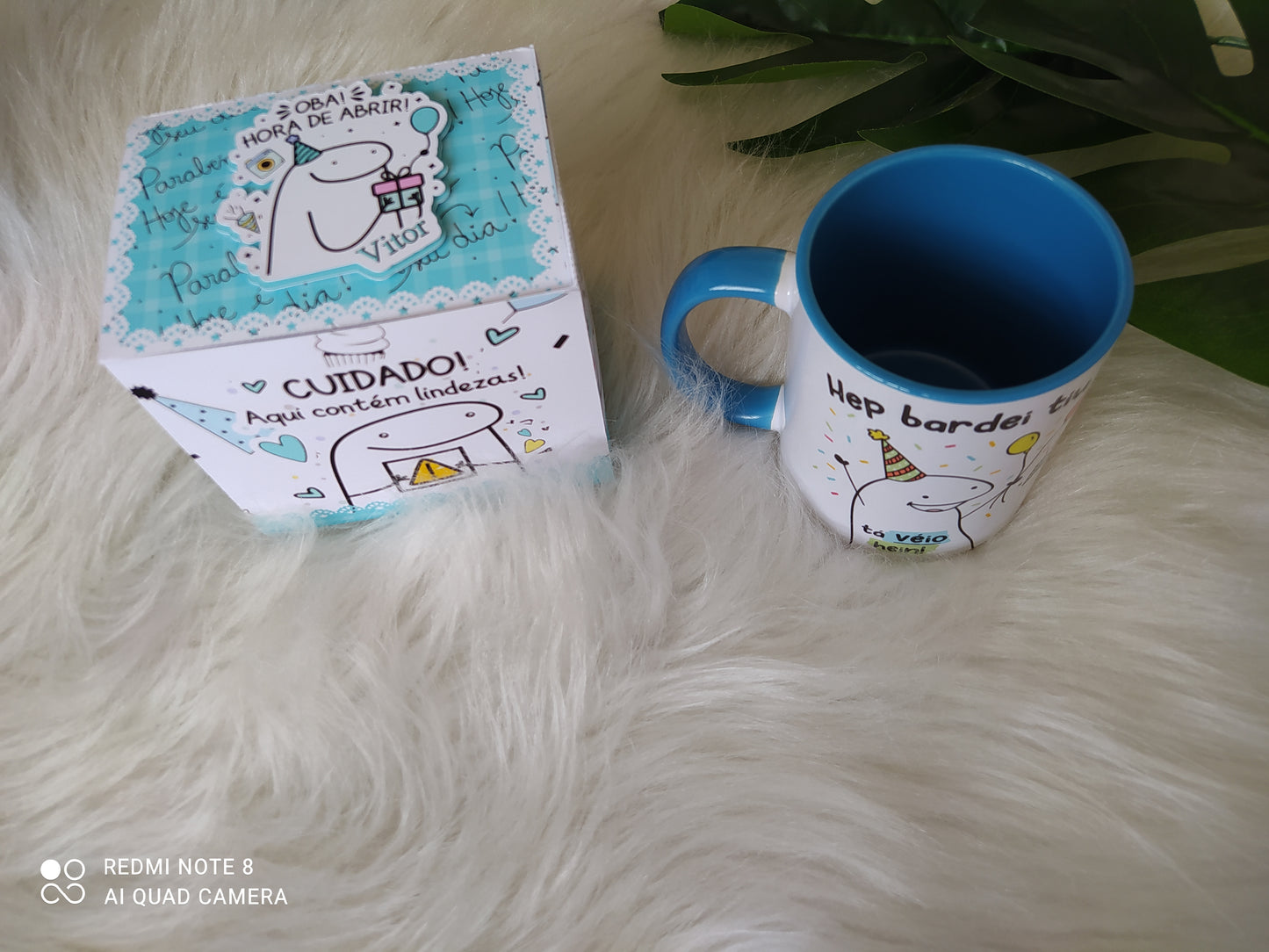 Caneca Personalizada  Flork Kit Caneca+ Caixa Com Chocolates Personalizados |Aniversário, Namoro e Outros!