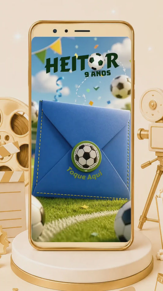 CONVITE DIGITAL CINEMATOGRÁFICO | FUTEBOL MENINO