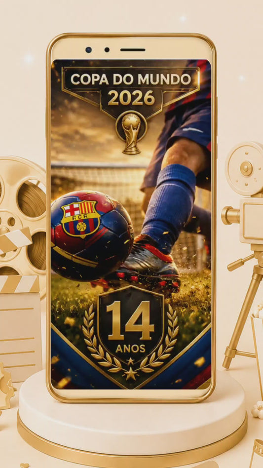 CONVITE DIGITAL CINEMATOGRÁFICO | COPA DO MUNDO BARCELONA