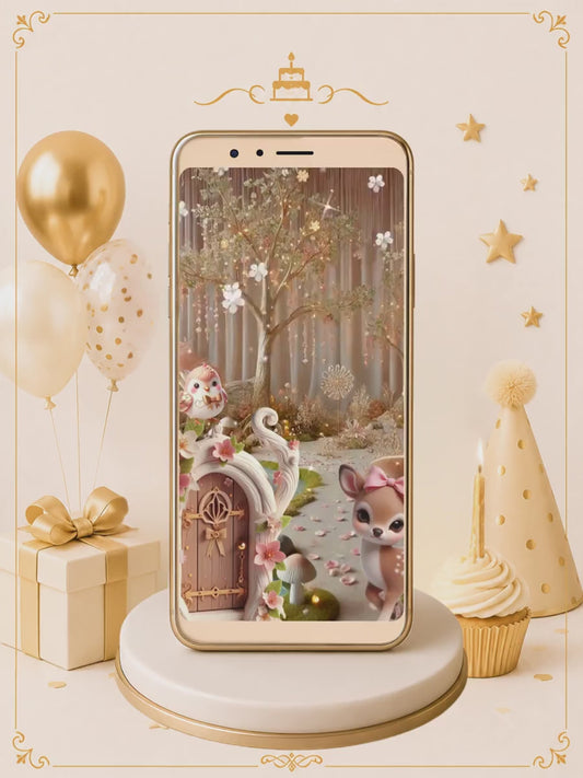 Convite Digital Animado 3d Premium Bosque Encantado
