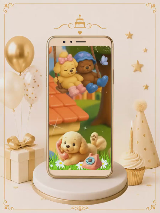 Convite Digital Animado 3d Premium Bobbie Goods