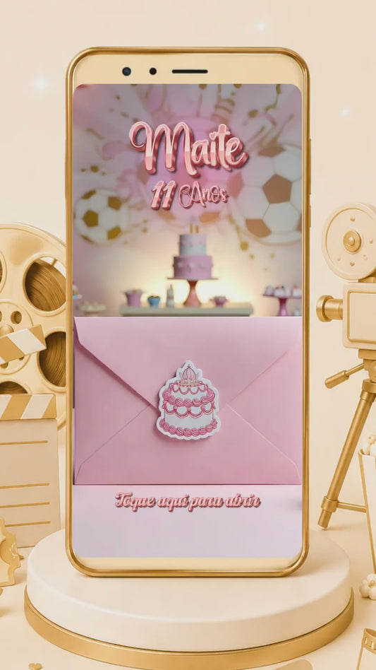 CONVITE DIGITAL CINEMATOGRÁFICO | FUTEBOL MENINA🎀