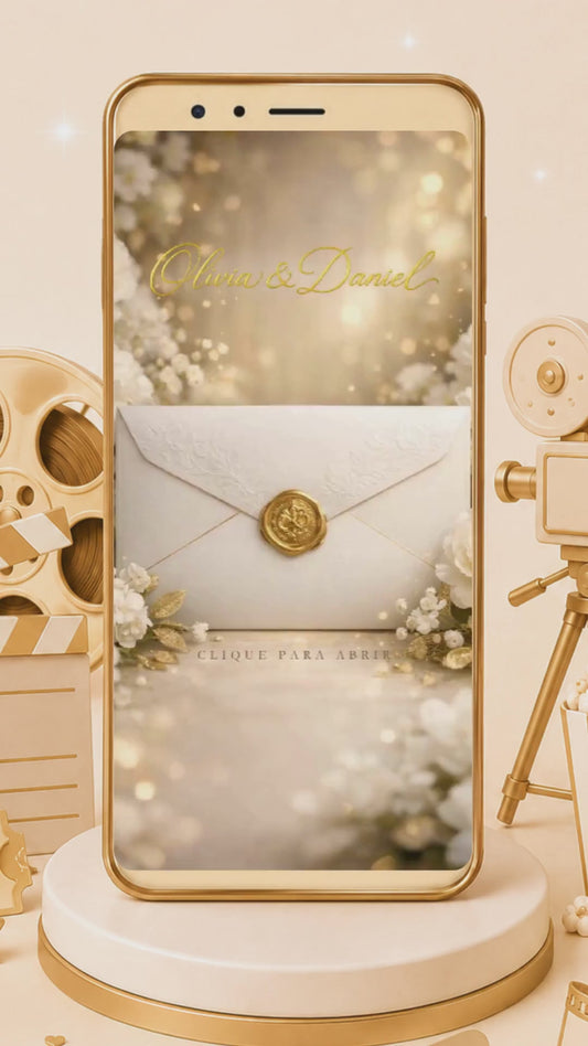 Convite Digital Cinematográfico | Casamento